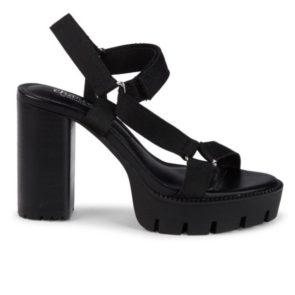 Charles by Charles David Vast Webbing Platform Sandals - Picture 3 of 9